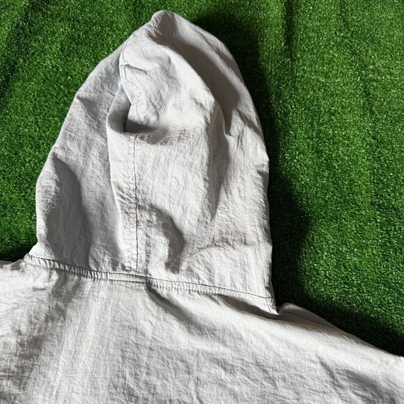 LAB Studio Vivid Lauren Oversized Cropped Windbreaker Running Jacket Hooded M/L - Picture 12 of 12